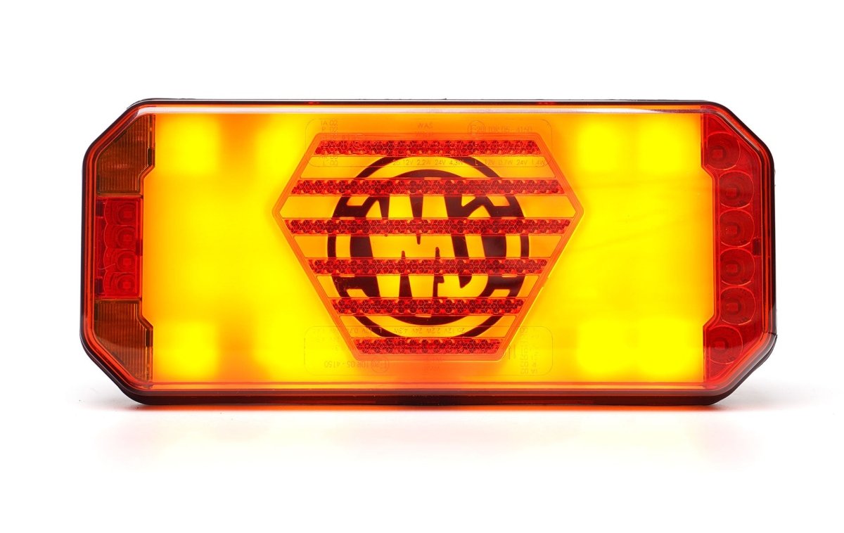 WAS W279 "RED" Stop, tail, dynamic indicator, reverse, rear fog2488L DD REDWASSRH Lighting