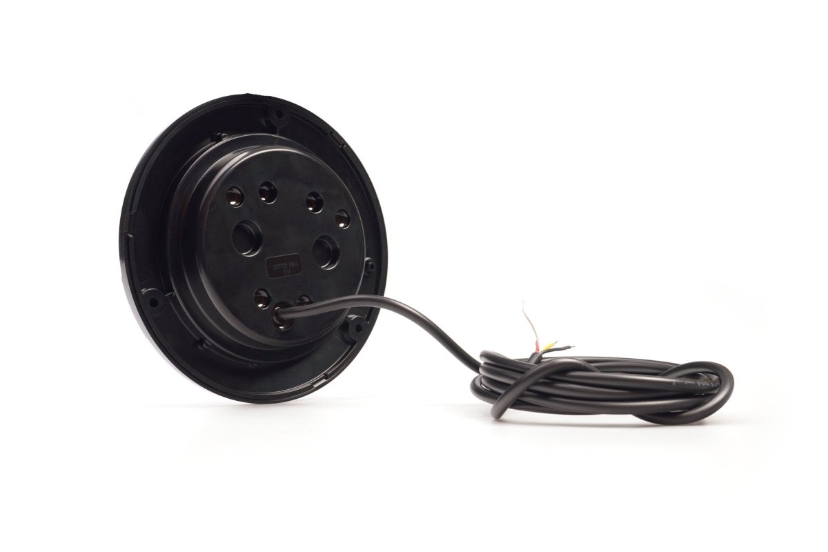 WAS W313 Y BLACK YELLOW multi function round LED rear lampLED Rear Light2235 BLACK YELLOWWASSRH Lighting