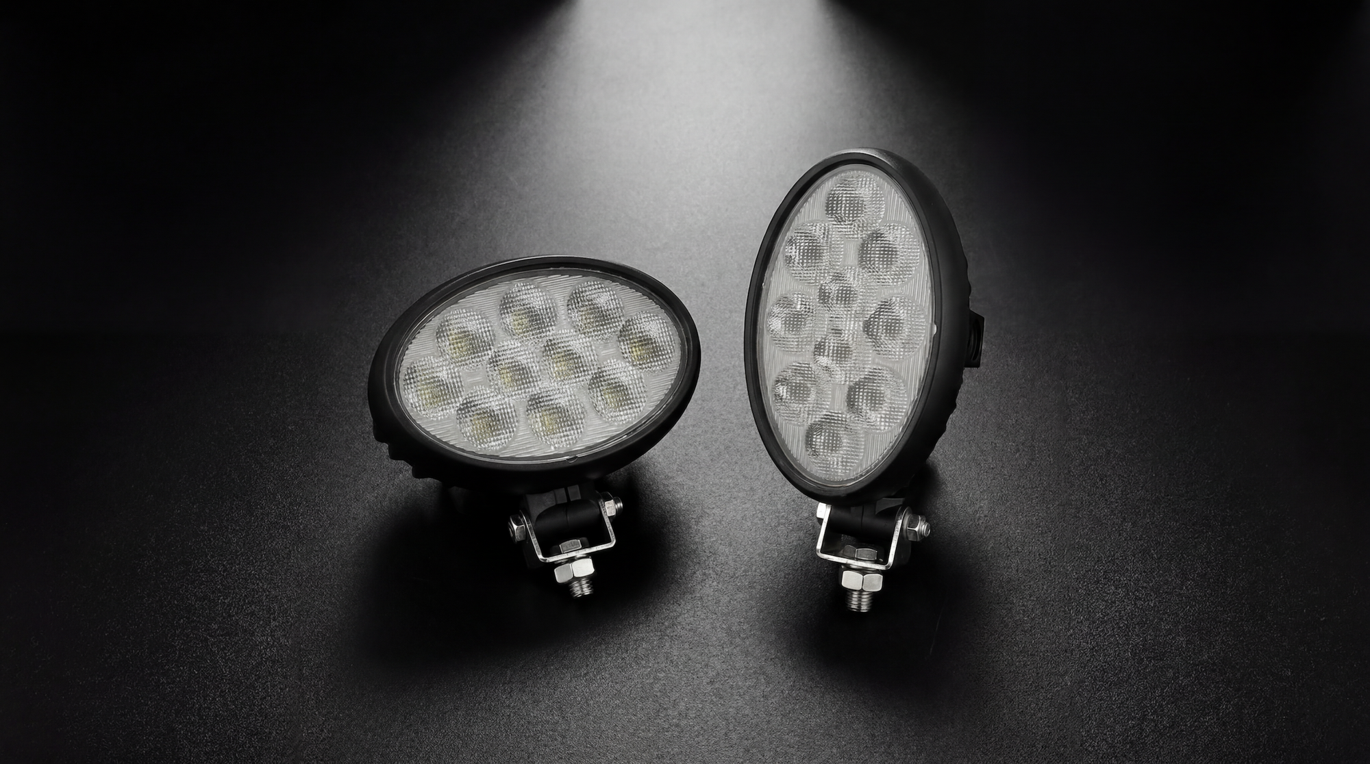 Dual mount oval work light  50w 4,500lm