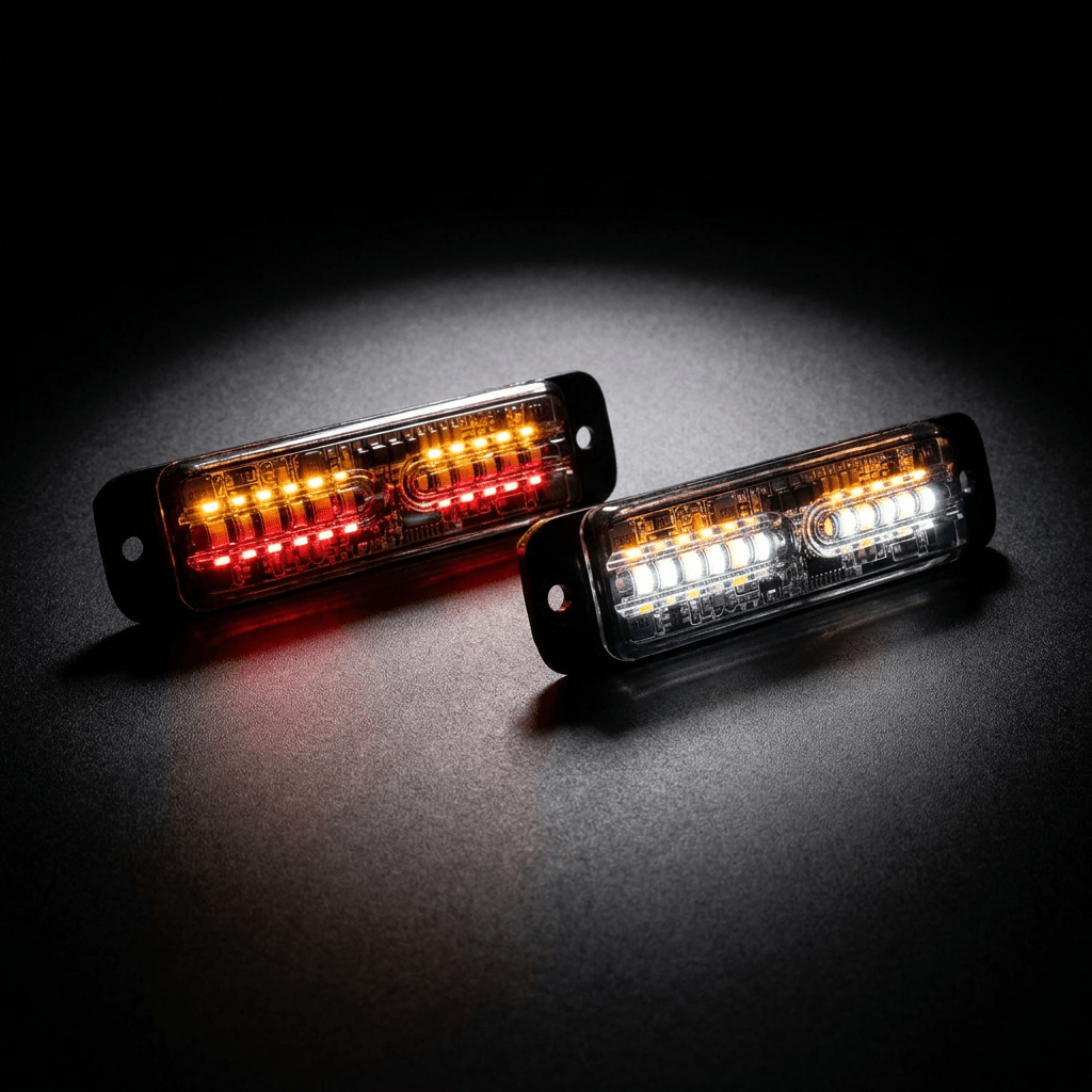 12H73S Dual colour LED hazard warning lightLED warning light12H73S-ARSRH LightingSRH Lighting