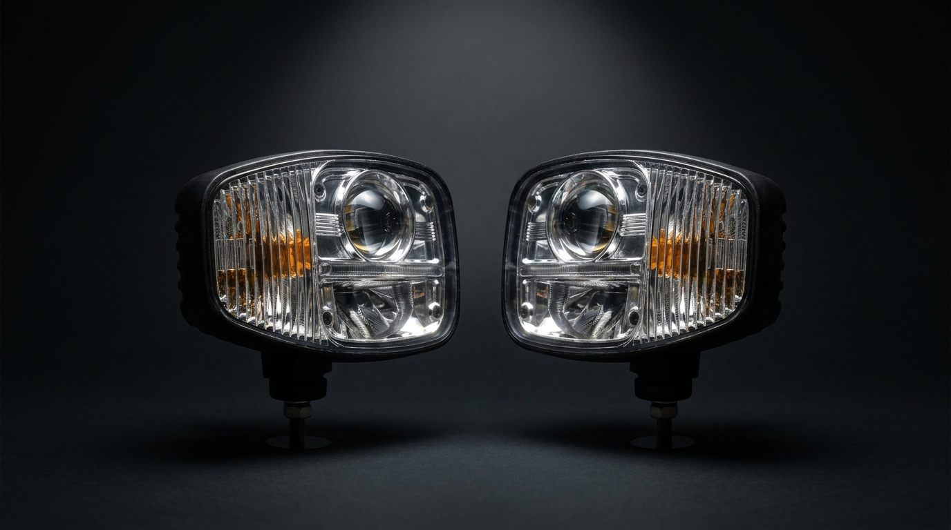 LED Auxiliary headlight assembly with DRL light (sold in pairs)