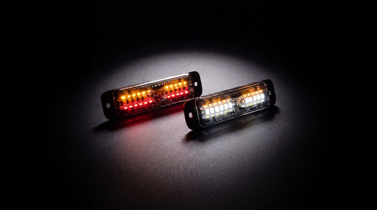 12H73S Dual colour LED hazard warning light