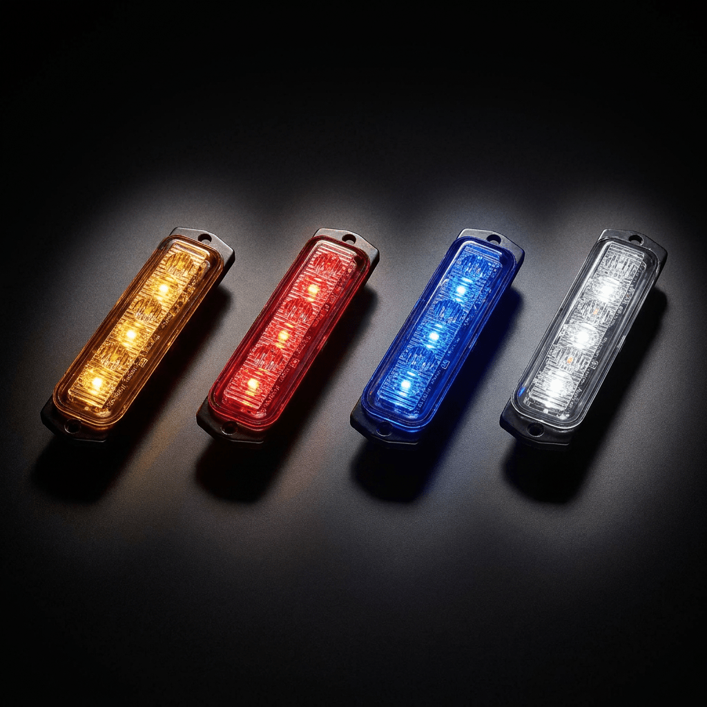 6H709 6 - way LED directional hazard warning lightLED warning light6H709-AVSWDSRH Lighting
