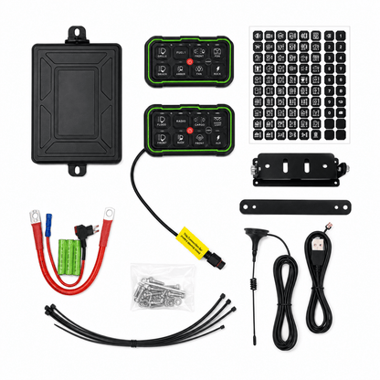 8-Way Wireless Switch Panel System with Bluetooth – 12–24VAccessorySW8BT-WSRH LightingSRH Lighting