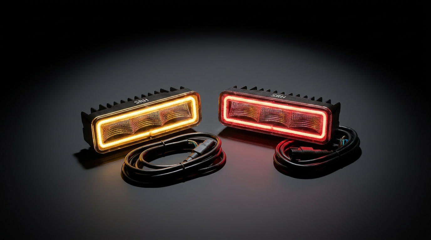 TrailBlazer chase light with hazard warning and flood light