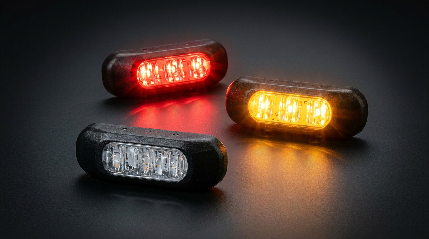 Fristom Warning lamp FT-210 LED  amber and FT-210 C red