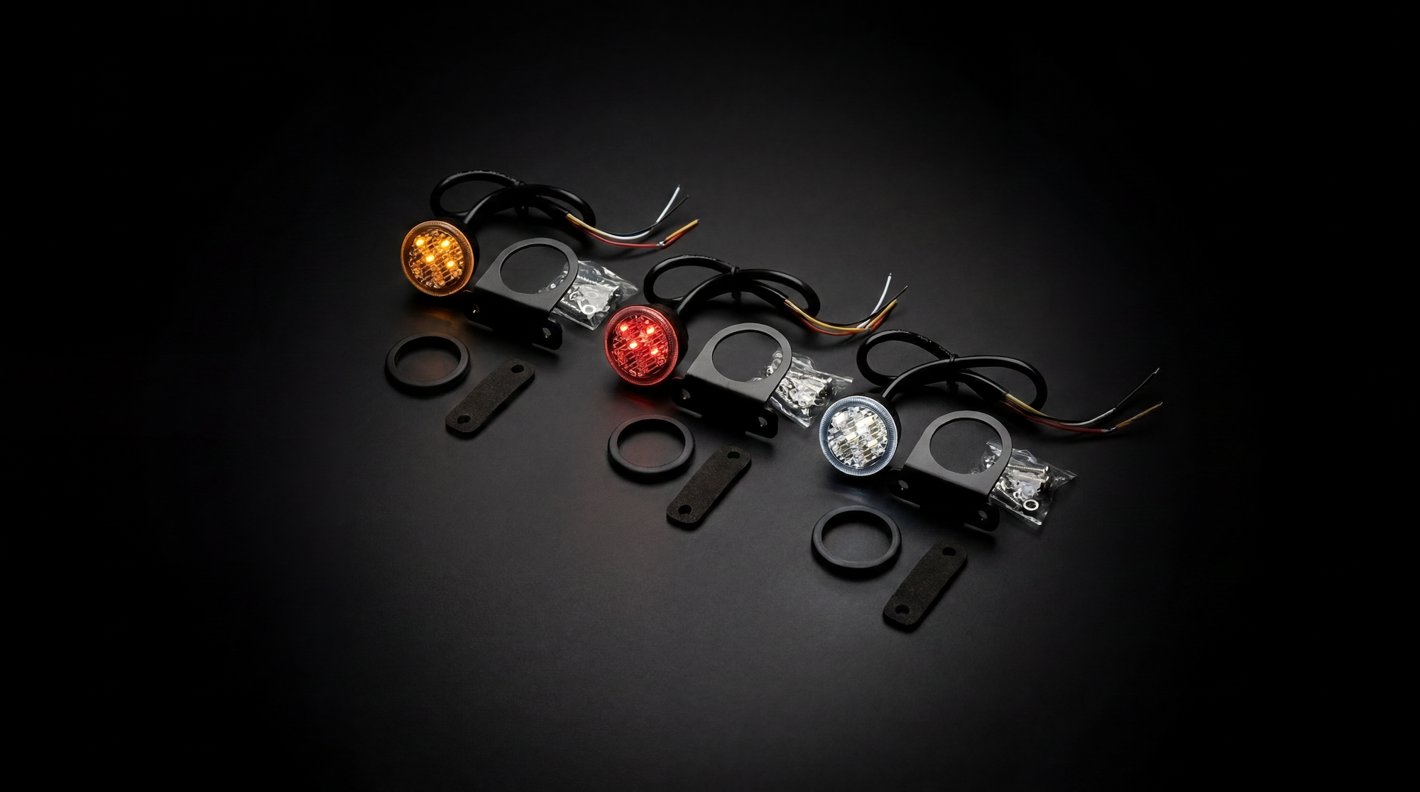 HIL-310 Covert LED hazard warning light round