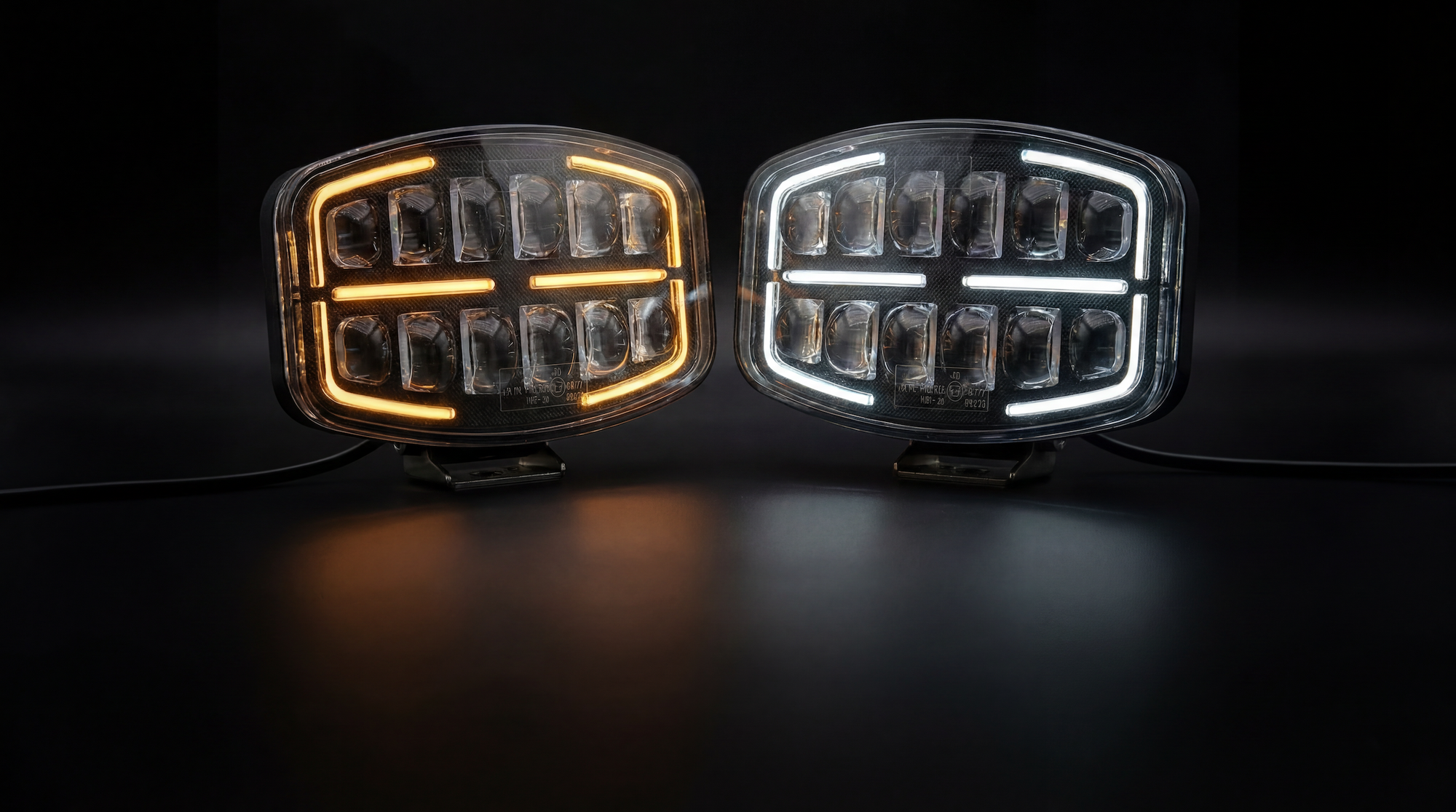 TEMPEST driving light with dual colour side light