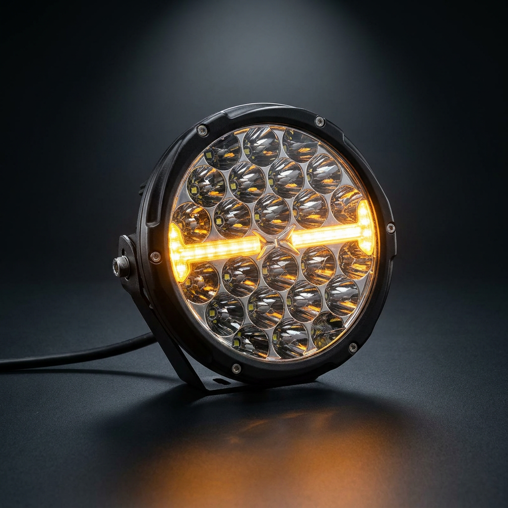 BLIZZARD Plus 7in. driving light with dual colour position & R65 warning