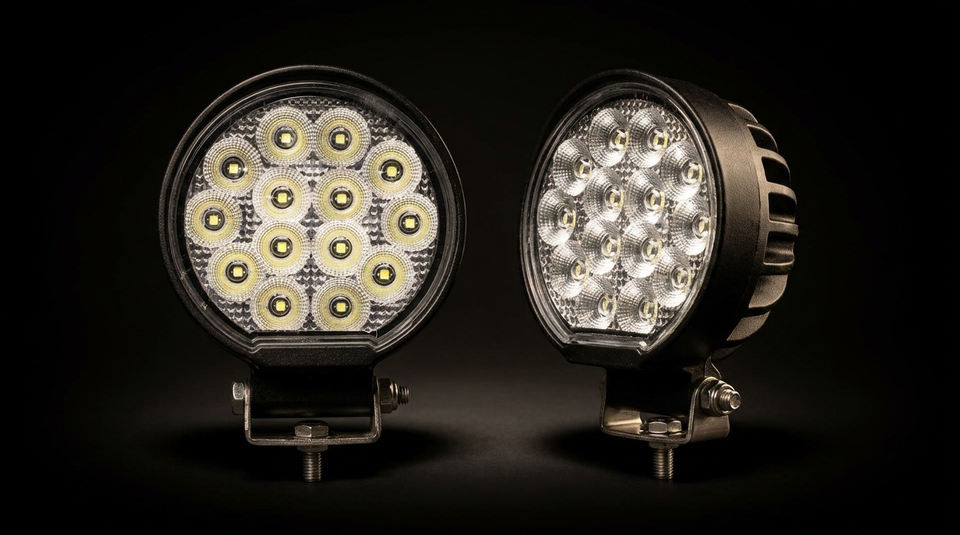 GP Series round LED work light 42w 9-32v