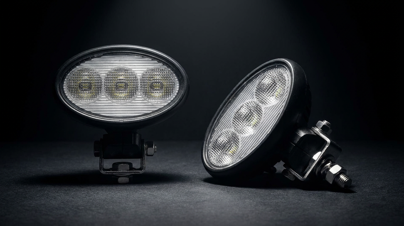 Oval LED work light 30w 2,700m