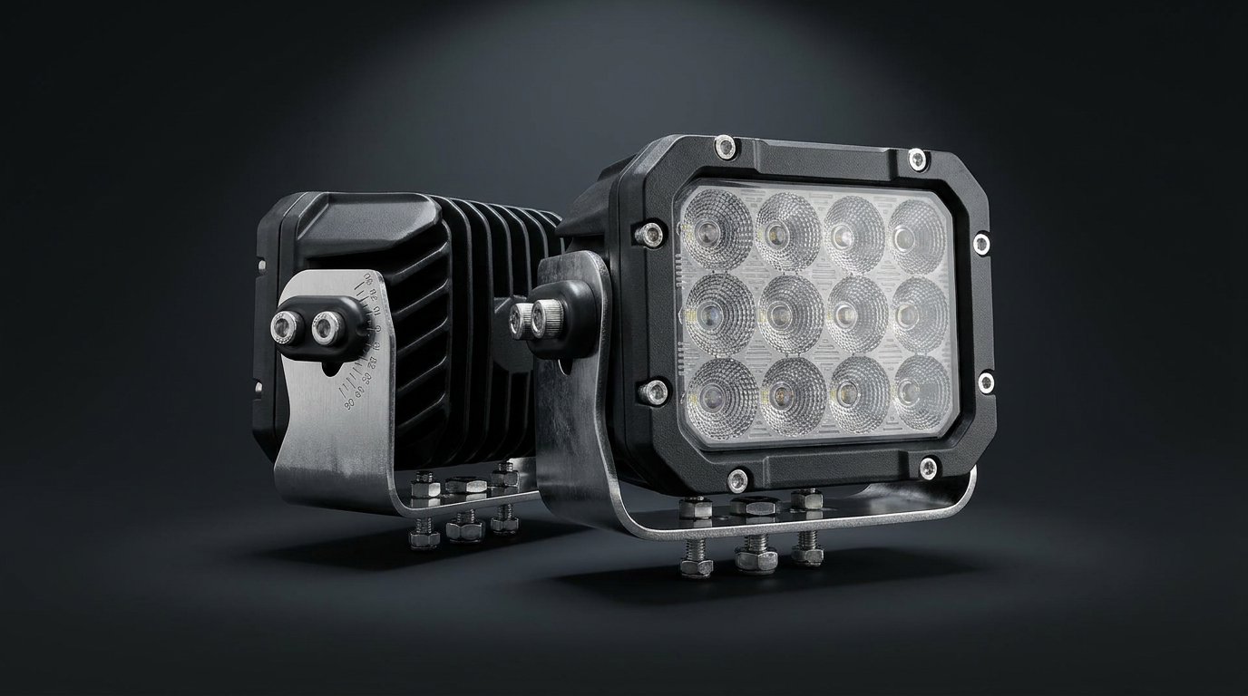 Industrial duty LED work light 120w, 10200lm