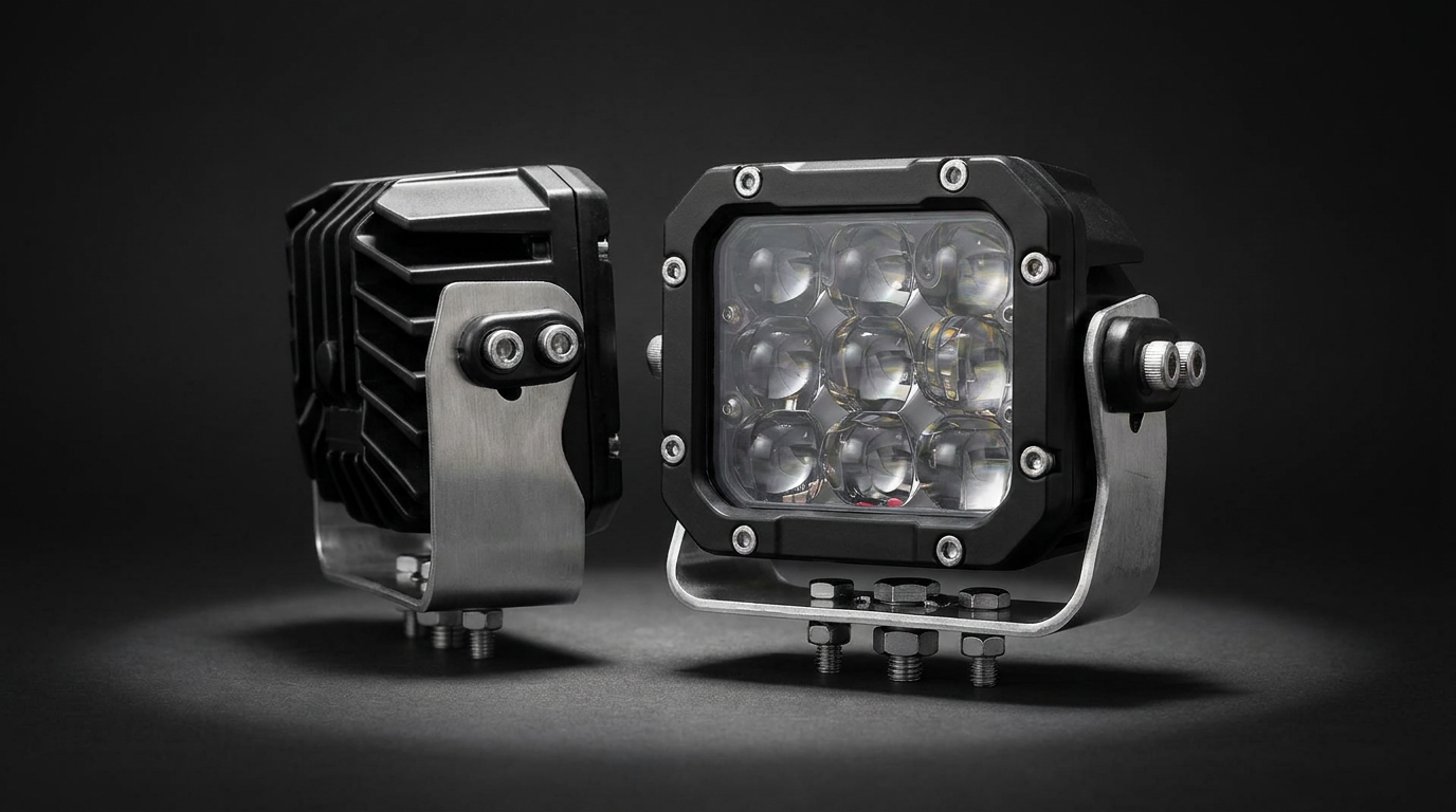 Zero Glare Industrial duty LED work light 90w 9000lm