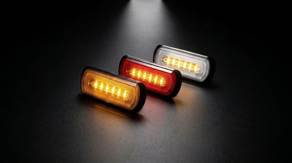 "Halo" LED hazard warning and position light