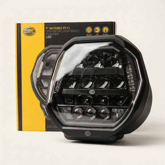 Antares FF 9" - 12/24V - 2700lm plus boost - octagonal driving light with 7 fumctionsDriving Light1F9 358 228-891HellaSRH Lighting