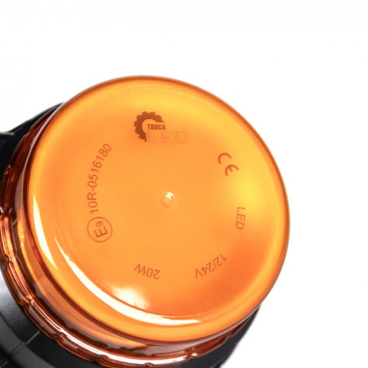Battery powered magnetic amber beacon with remoteLED BeaconLW0058-WL-RCTruckLEDSRH Lighting