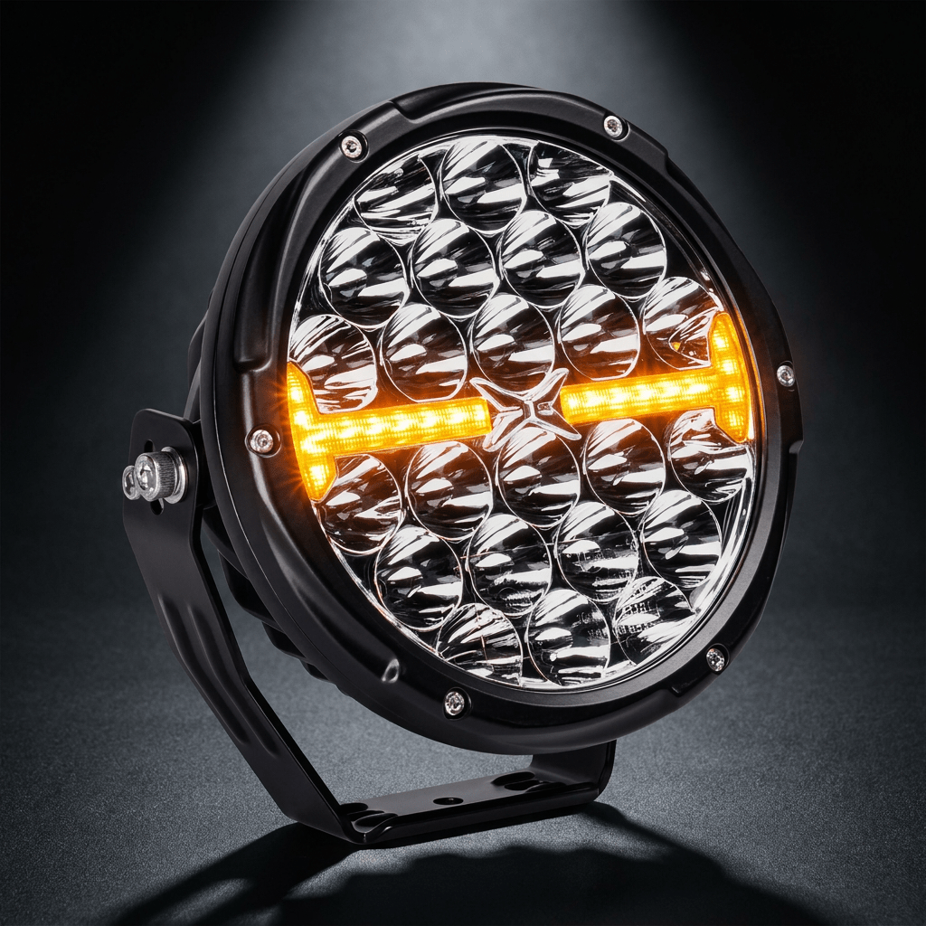 BLIZZARD Plus 7in. driving light with dual colour position & R65 warningDriving Light5064 PlusSRH LightingSRH Lighting