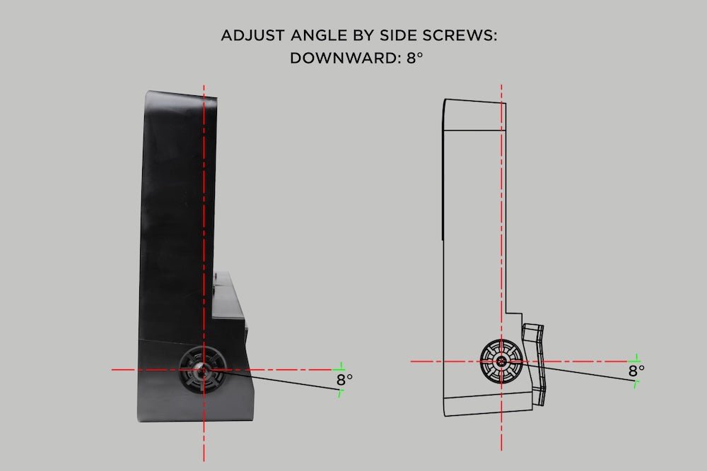 Boreman Number plate holder with LED lightbarDriving LightBoremanSRH Lighting