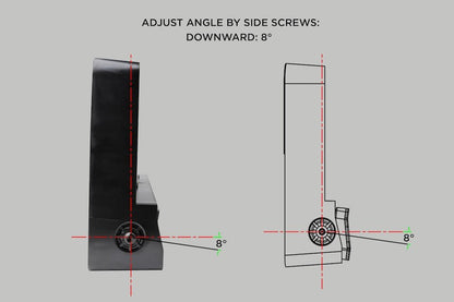 Boreman Number plate holder with LED lightbarDriving LightBoremanSRH Lighting