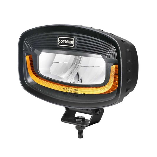 Boreman PHANTOM V2 Smoked High Power LED Spot Lamp Dynamic Amber&Clear PositionDriving Light1001 - 2670BoremanSRH Lighting