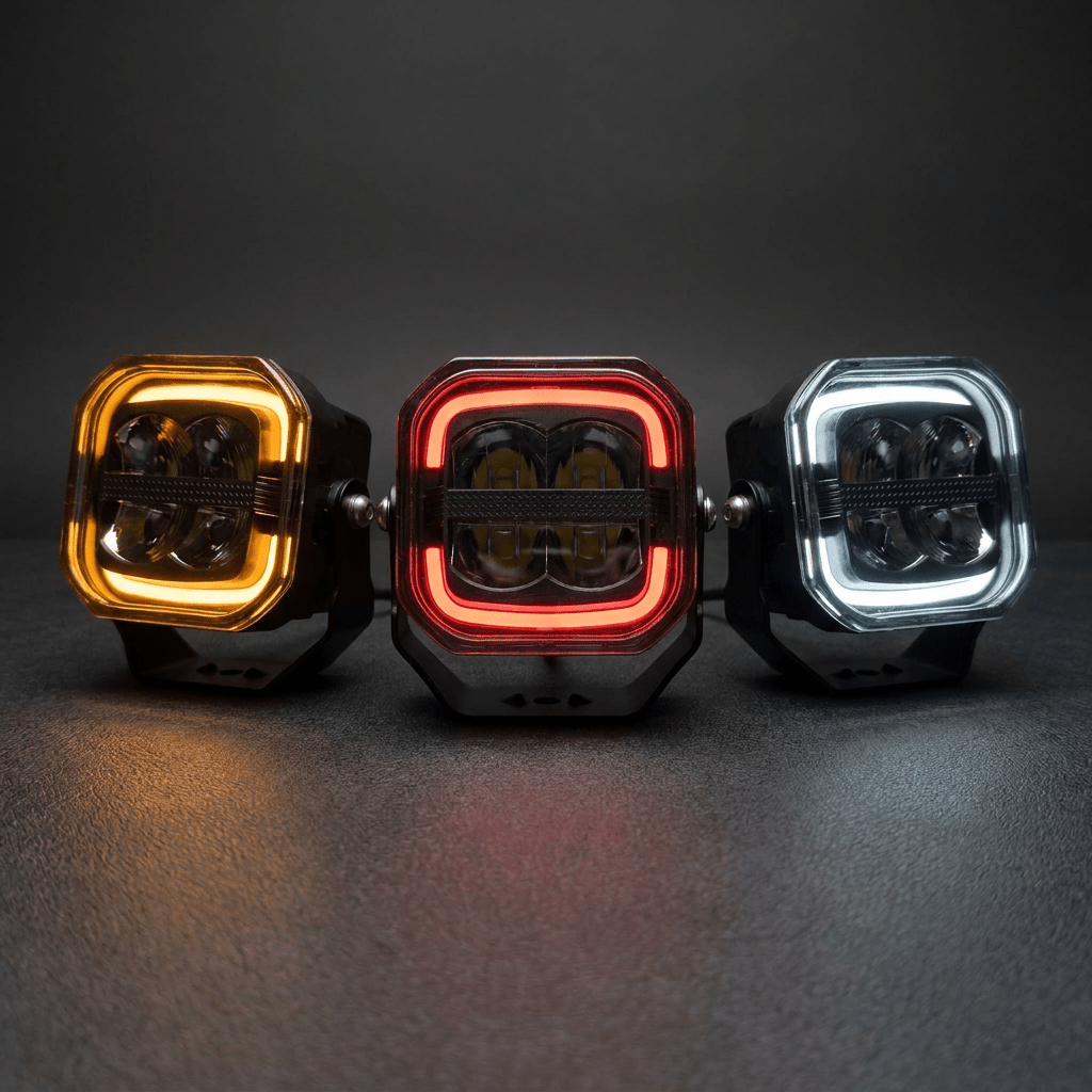 CALLISTO driving light with tricolour side light.Driving LightCallistoSRH LightingSRH Lighting