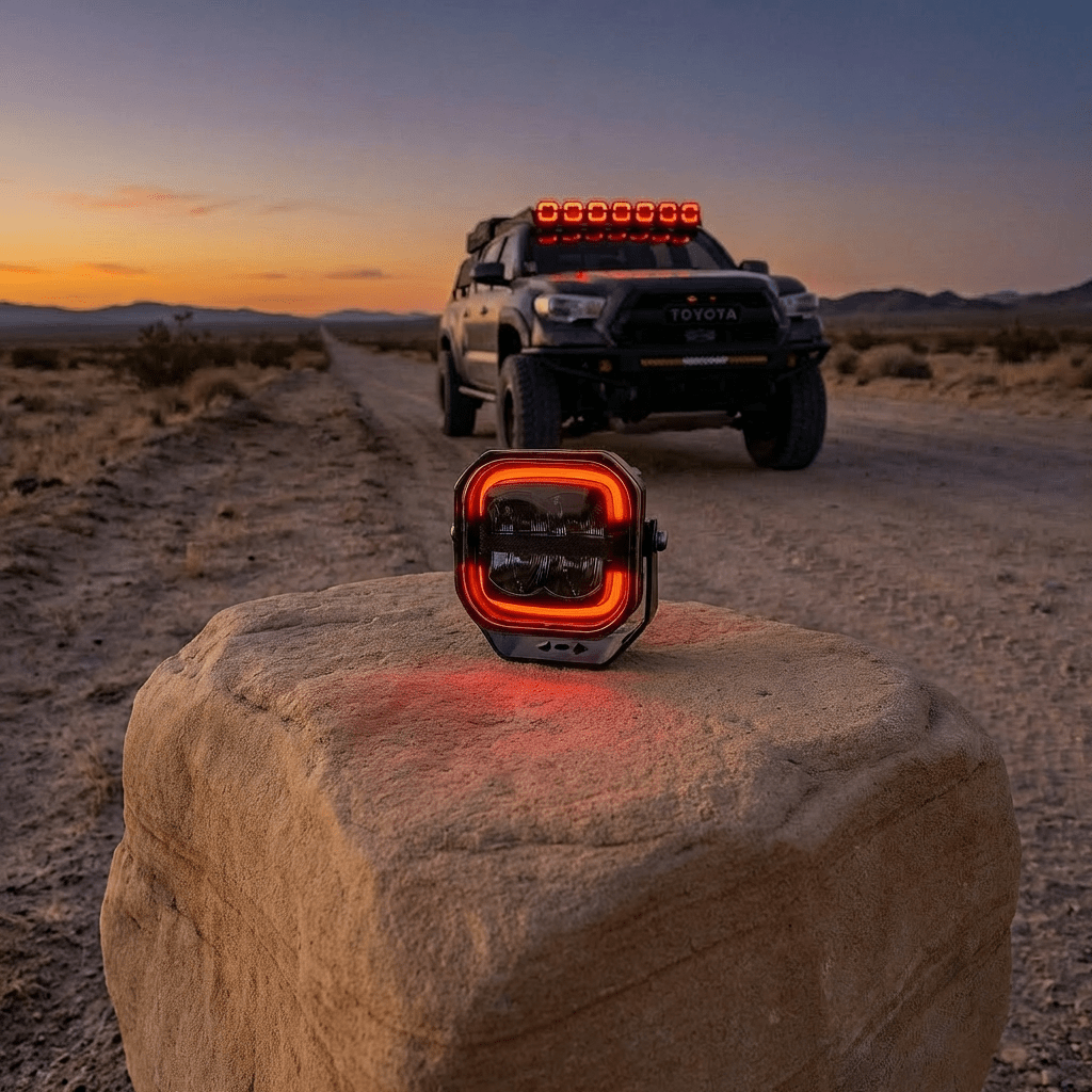 CALLISTO driving light with tricolour side light.Driving LightCallistoSRH LightingSRH Lighting