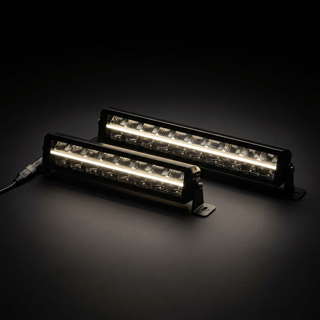 CONCERT LED Dual Row Bezel - Less Light Bar with White ,Amber position light7 " - 20"3317SRH LightingSRH Lighting