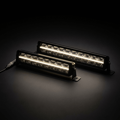 CONCERT LED Dual Row Bezel - Less Light Bar with White ,Amber position light7 " - 20"3317SRH LightingSRH Lighting