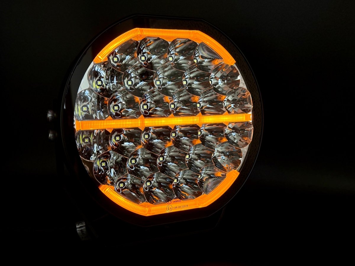 Cyclone 9" Driving light with dual colour positionDriving LightSRH LightingSRH Lighting