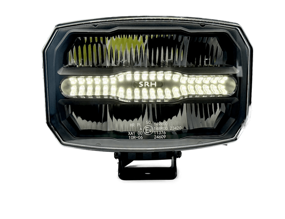 FIRESTORM driving light with dual colour side light, R65 hazard and Dynamic start - upDriving Light2049WSRH LightingSRH Lighting