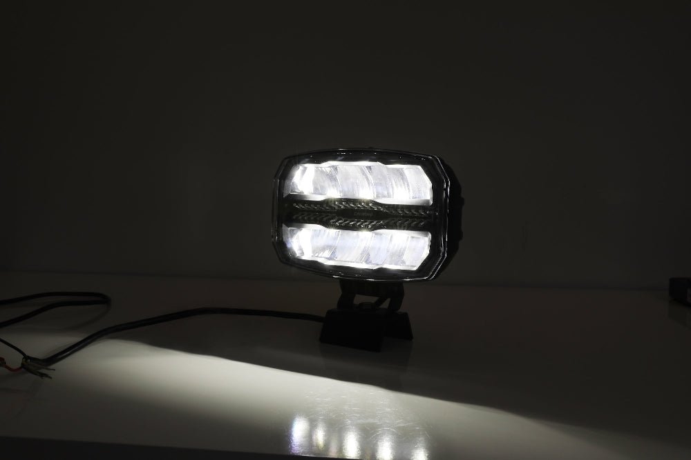 FIRESTORM driving light with dual colour side light, R65 hazard and Dynamic start - upDriving Light2049WSRH LightingSRH Lighting