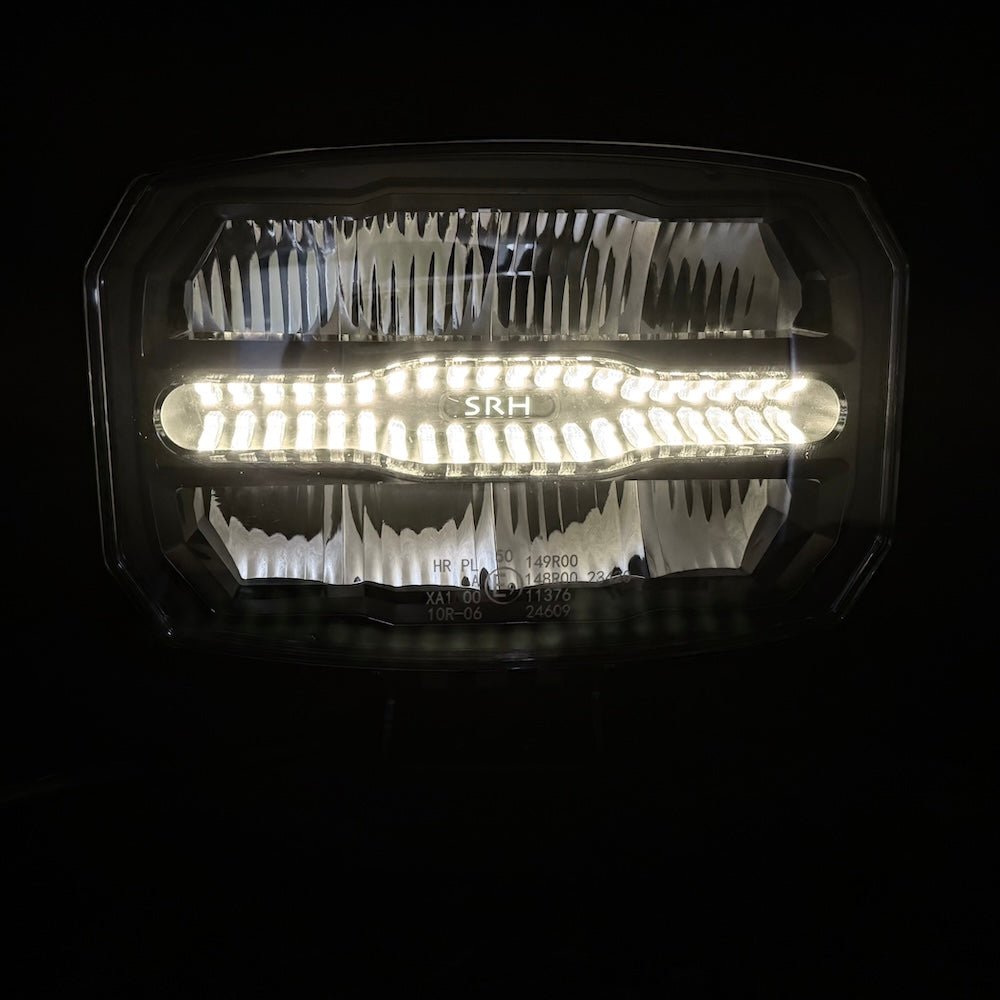 FIRESTORM driving light with dual colour side light, R65 hazard and Dynamic start - upDriving Light2049WSRH LightingSRH Lighting