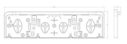 Fristom FT - 264 LED License Plate Frame with Integrated LightingNumber Plate LightFT-264 LED M15FristomSRH Lighting