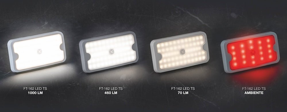 Fristom LED interior lighting lamp with switch, 4 light levels: FT - 162Interior lightFT-162 LED TS ADRFristomSRH Lighting
