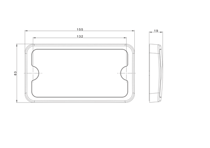 Fristom LED interior lighting lamp with switch, 4 light levels: FT - 162Interior lightFT-162 LED TS ADRFristomSRH Lighting