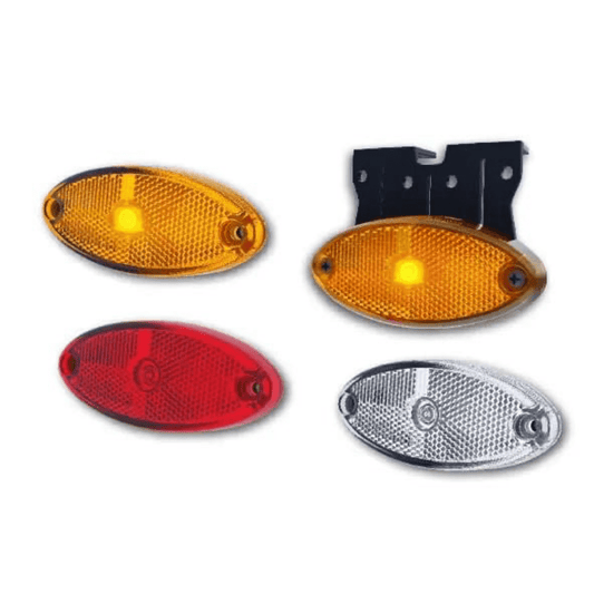 Fristom Oval Marker lamp FT - 061 LED c/w bracketMarker LightFT-061 B+K LEDFristomSRH Lighting