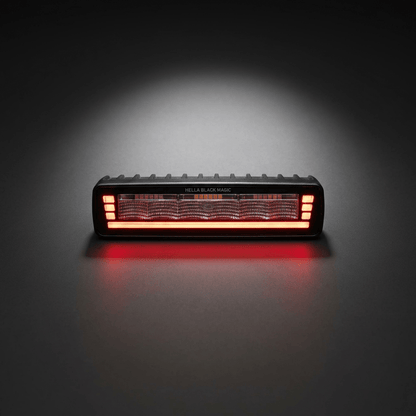 Hella Black Magic Edgeless Pro Mini Reverse Light bar (7") with amber and red position lights7 "- 20"2ZR 358 236-221HellaSRH Lighting
