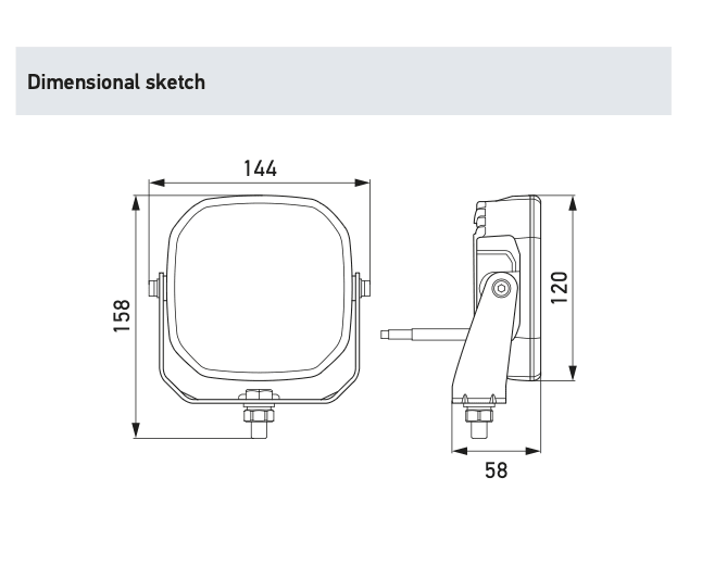HELLA SPF2200 Multifunction LED Work LampLED work light1GA 357 400-001HellaSRH Lighting