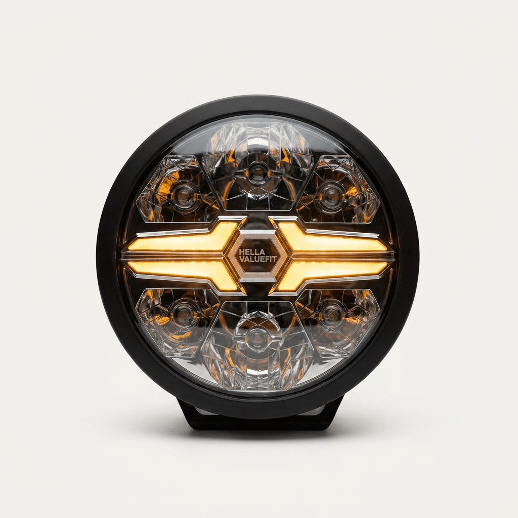 Hella Valuefit Blade Round Driving Lights 7' and 9" versionsDriving Light1Fj 357 199-071HellaSRH Lighting