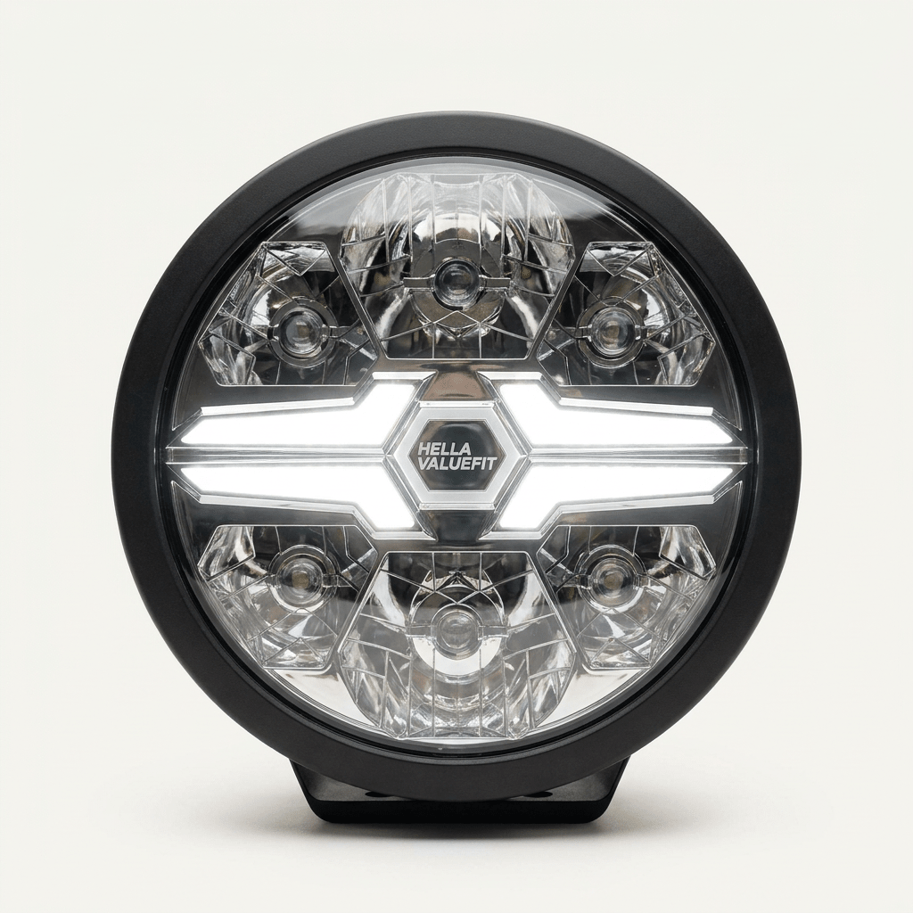 Hella Valuefit Blade Round Driving Lights 7' and 9" versionsDriving Light1Fj 357 199-071HellaSRH Lighting