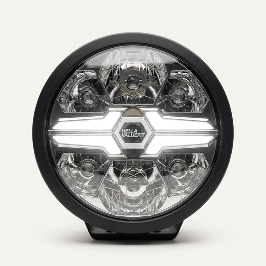 Hella Valuefit Blade Round Driving Lights 7' and 9" versionsDriving Light1Fj 357 199-071HellaSRH Lighting