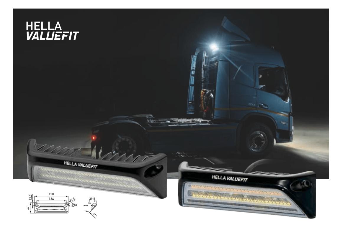 hella Valuefit SMS2000 LED Scene light dual voltageLED work light1GB 357 098-001HellaSRH Lighting