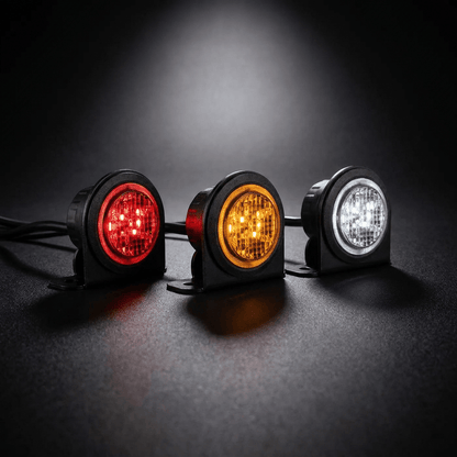 HIL - 310 Covert LED hazard warning light roundLED warning lightHIL-310-WSRH LightingSRH Lighting