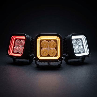 INFINITY 3" Square flood light with dual colour position lights2058AWSRH LightingSRH Lighting