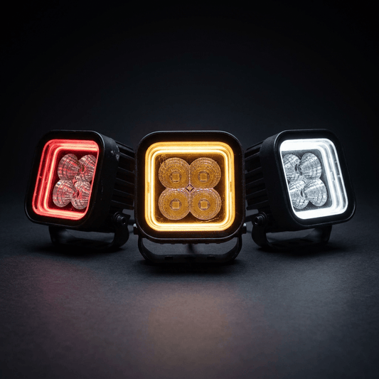 INFINITY 3" Square flood light with dual colour position lights2058AWSRH LightingSRH Lighting