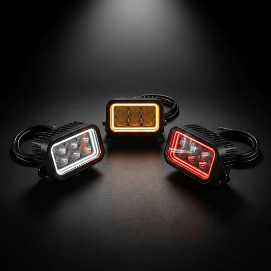 INFINITY 4" Oblong flood light with dual colour position lights2059AWSRH LightingSRH Lighting