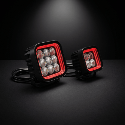 INFINITY 4" Square flood light with dual colour position lightsLED work light2060AWSRH LightingSRH Lighting