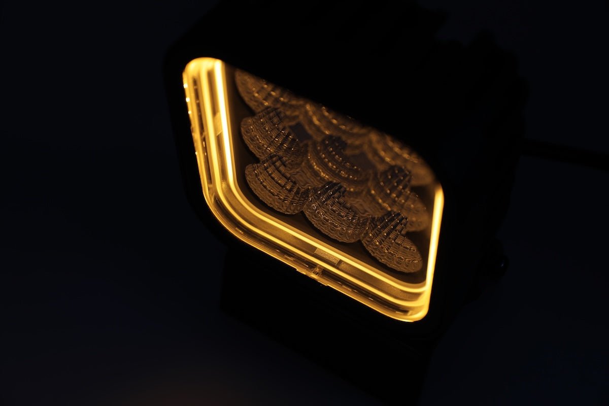 INFINITY 4" Square flood light with dual colour position lightsLED work lightSRH LightingSRH Lighting