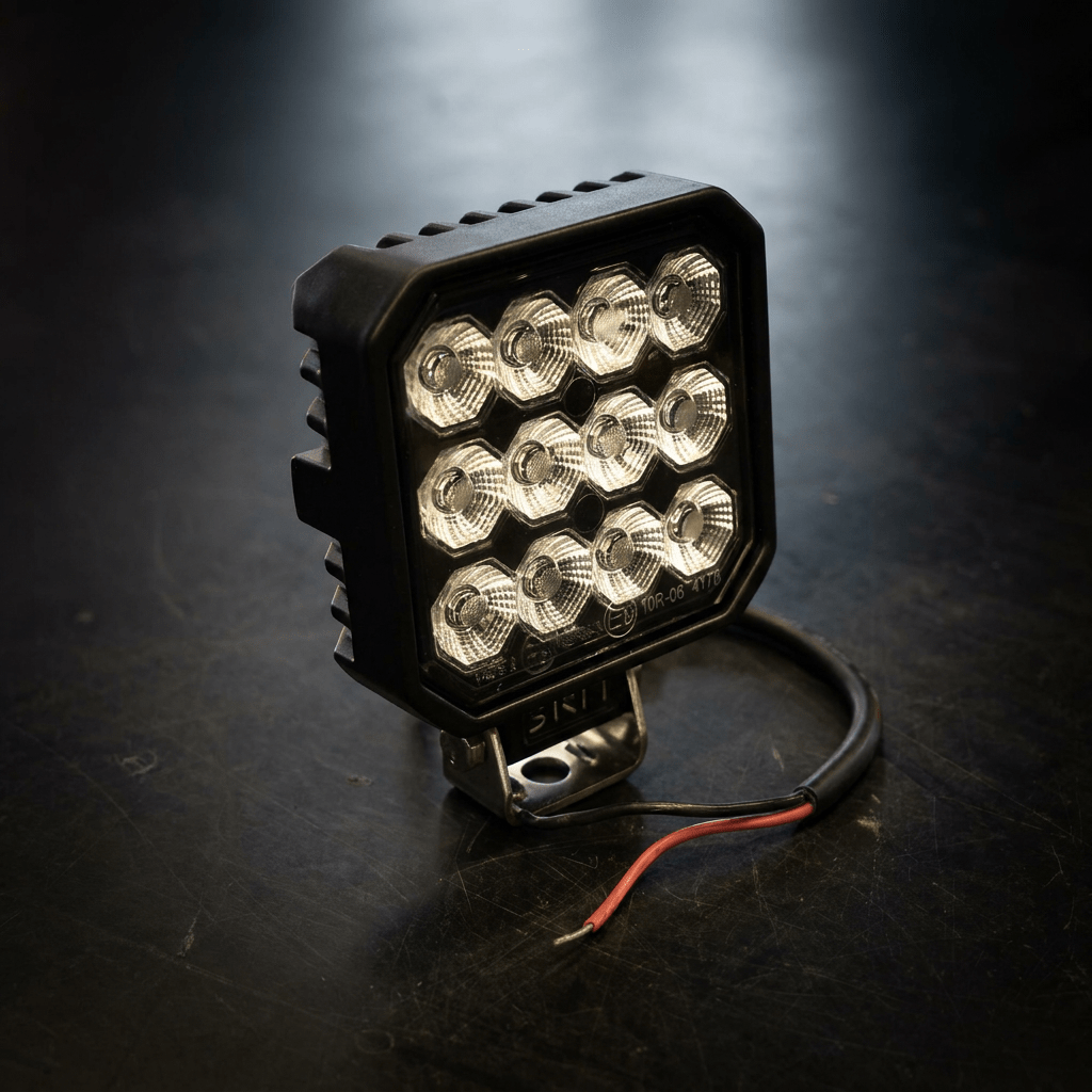 Lunar 3" Square LED Work Light 12v 24v R23 Reverse light approvedLuna Series Work Light2100-12SRH LightingSRH Lighting