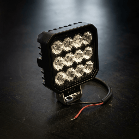 Lunar 3" Square LED Work Light 12v 24v R23 Reverse light approvedLuna Series Work Light2100-12SRH LightingSRH Lighting